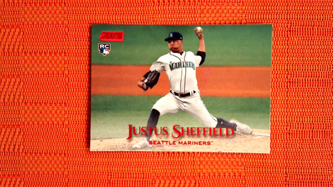 2019 Topps Stadium Club Red Foil #216 Justus Sheffield Rookie