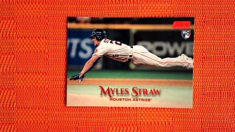 2019 Topps Stadium Club Red Foil #140 Myles Straw
