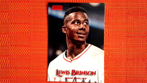 2019 Topps Stadium Club Red Foil #150 Lewis Brinson