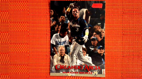 2019 Topps Stadium Club Red Foil #124 Orlando Arcia