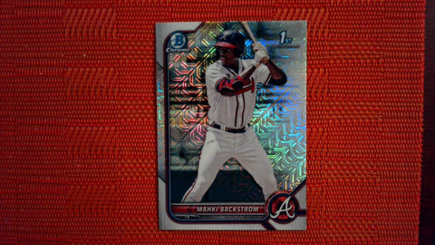 2022 Bowman Base Chrome Mega Box Mojo #BCP-121 Mahki Backstrom Baseball Default Title