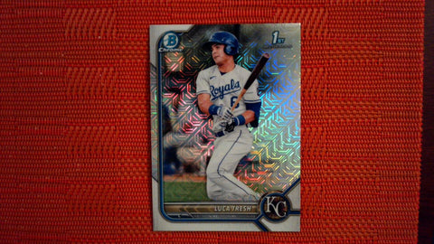 2022 Bowman Base Chrome Mega Box Mojo #BCP-136 Luca Tresh Baseball Default Title