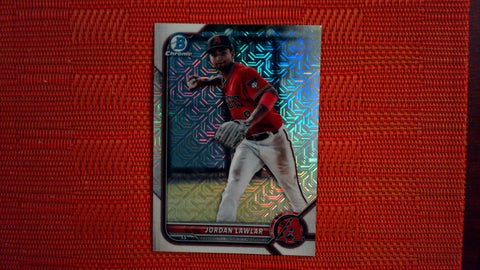2022 Bowman Base Chrome Mega Box Mojo #BCP-141 Jordan Lawlar Baseball Default Title