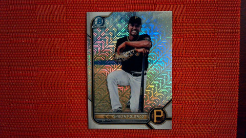 2022 Bowman Base Chrome Mega Box Mojo #BCP-145 Shalin Polanco Baseball Default Title