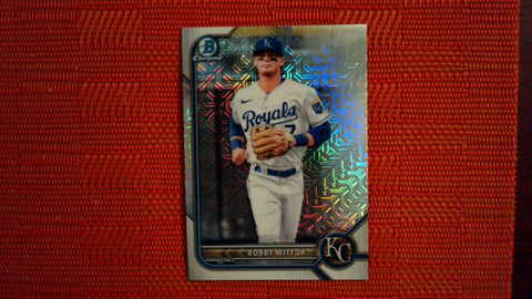2022 Bowman Base Chrome Mega Box Mojo #BCP-146 Bobby Witt Jr. Baseball Default Title