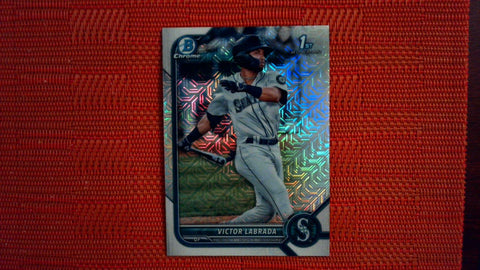 2022 Bowman Base Chrome Mega Box Mojo #BCP-150 Victor Labrada Baseball Default Title