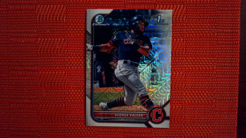 2022 Bowman Base Chrome Mega Box Mojo #BCP-22 George Valera Baseball Default Title