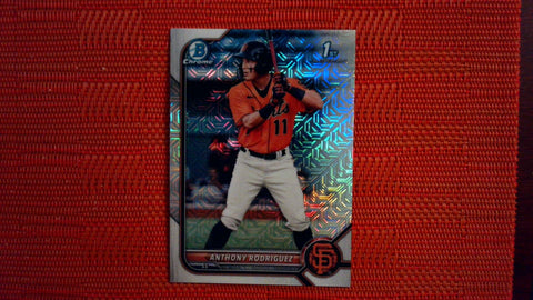 2022 Bowman Base Chrome Mega Box Mojo #BCP-26 Anthony Rodriguez Baseball Default Title