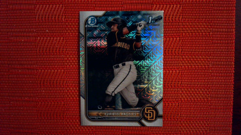 2022 Bowman Base Chrome Mega Box Mojo #BCP-32 Euribiel Angeles Baseball Default Title