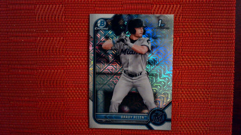 2022 Bowman Base Chrome Mega Box Mojo #BCP-36 Brady Allen Baseball Default Title