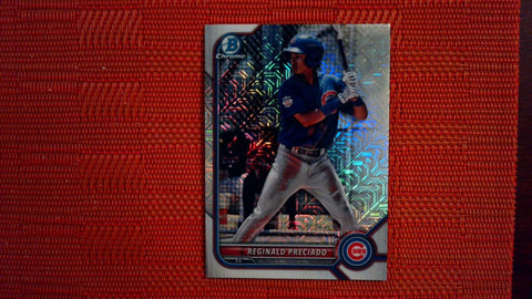 2022 Bowman Base Chrome Mega Box Mojo #BCP-44 Reginald Preciado Baseball Default Title