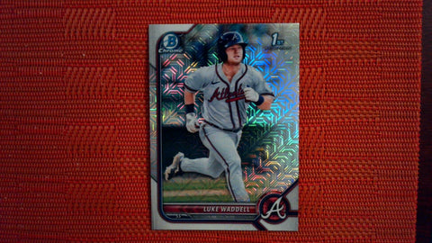 2022 Bowman Base Chrome Mega Box Mojo #BCP-48 Luke Waddell Baseball Default Title