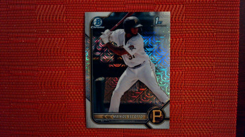 2022 Bowman Base Chrome Mega Box Mojo #BCP-52 Maikol Escotto Baseball Default Title