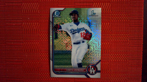 2022 Bowman Base Chrome Mega Box Mojo #BCP-57 Eddys Leonard Baseball Default Title