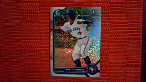 2022 Bowman Base Chrome Mega Box Mojo #BCP-97 Martin Gimenez Baseball Default Title