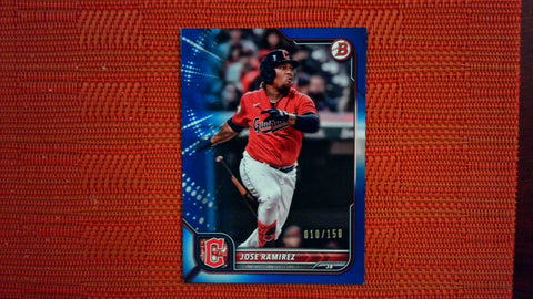 2022 Bowman Blue Border #67 Jose Ramirez 10/150 Baseball Default Title