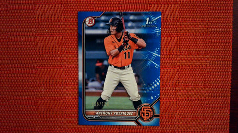 2022 Bowman Blue Border #BP-26 Anthon Rodriguez 58/150 Baseball Default Title