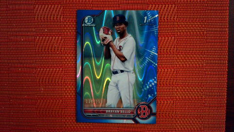 2022 Bowman Blue Lava Refractor #BCP-107 Brayan Bello 134/150 Baseball Default Title