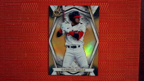 2022 Bowman Bowman Invicta Gold Refractor #BI-20 Gabriel Arias 29/50 Baseball Default Title