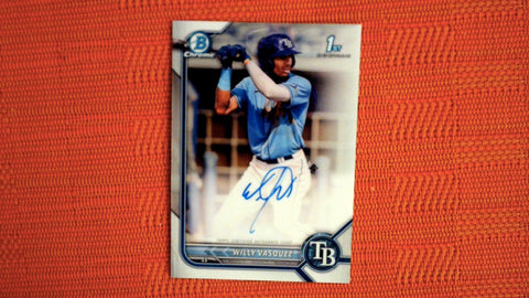 2022 Bowman Chrome Chrome Prospect Autographs #CPA-WVZ Willy Vasquez Default Title