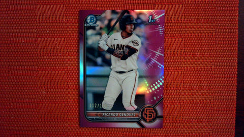 2022 Bowman Chrome Fuchsia Refracto #BCP-60 Richardo Genoves 112/199 Baseball Default Title