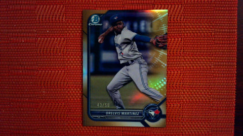 2022 Bowman Chrome Gold #BCP-104 Orelvis Marinez 43/50 Baseball Default Title