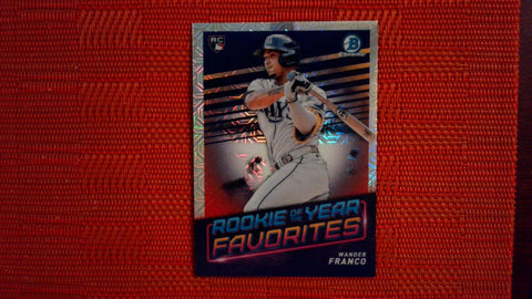 2022 Bowman Rookie of the Year Favorites Mega Box Mojo #ROYF-1 Wander Franco Insert Baseball Default Title