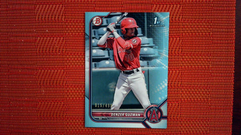 2022 Bowman Sky Blue #BP-138 Denzer Guzman 15/499 Baseball Default Title