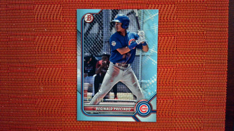 2022 Bowman Sky Blue #BP-44 Reginald Preciado 477/499 Baseball Default Title