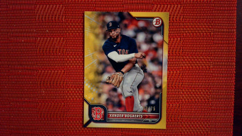 2022 Bowman Yellow Border #15 Xander Bogaerts 17/75Baseball Default Title