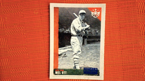 2022 Panini Diamond Kings Artist Proof Blue #105 Mel Ott SP Default Title