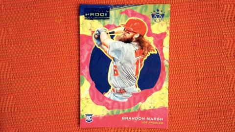 2022 Panini Diamond Kings Artist Proof Blue #157 Brandon Marsh Rookie Default Title