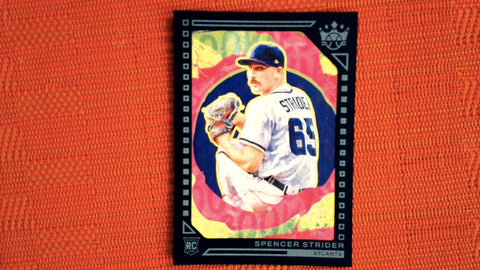 2022 Panini Diamond Kings Blue Frame #142 Spencer Strider Rookie Default Title