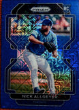 2022 Panini Prizm Baseball Blue Mojo #169 Nick Allgeyer 9/199 Rookie Default Title