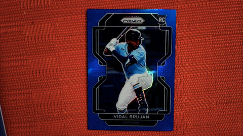 2022 Panini Prizm Baseball Blue Prizm #252 Vidal Brujan Rookie Default Title