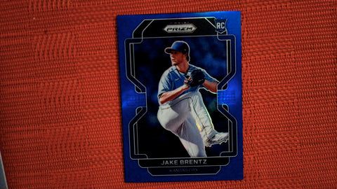 2022 Panini Prizm Baseball Blue Prizm #258 Jake Brentz Rookie Default Title
