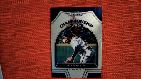 2022 Panini Prizm Baseball Championship Stage #CS-3 Ozzie Albies Insert Default Title