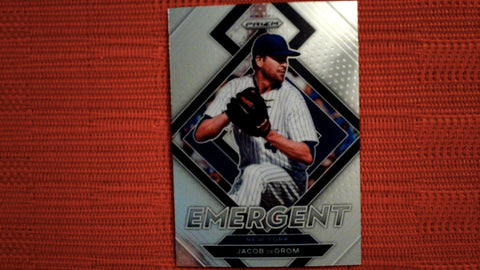 2022 Panini Prizm Baseball Emegent #E-4 Jacob Degrom Insert Default Title