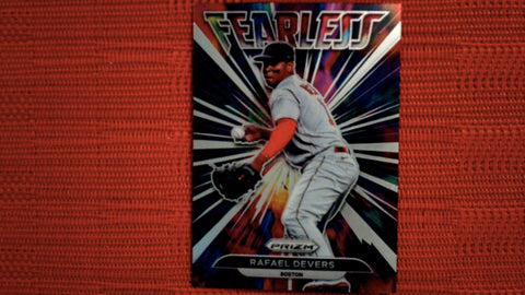 2022 Panini Prizm Baseball Fearless #FL-12 Rafael Devers Insert Default Title