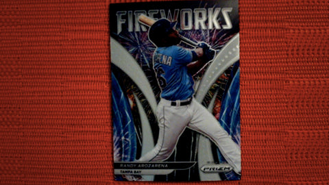 2022 Panini Prizm Baseball Fireworks #F-10 Randy Arozarena Insert Default Title