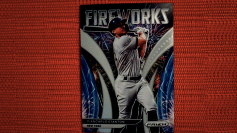 2022 Panini Prizm Baseball Fireworks #F-5 Giancarlo Stanton Insert Default Title