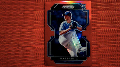 2022 Panini Prizm Baseball Red Prizm #258 Jake Brentz Rookie Default Title