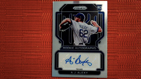 2022 Panini Prizm Baseball Rookie Aurographs #RA-AJ AJ Alexy Default Title