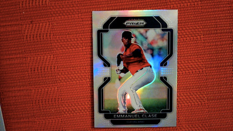 2022 Panini Prizm Baseball Silver Prizm #218 Emmanuel Clase Rookie Default Title