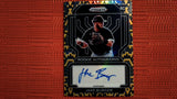 2022 Panini Prizm Baseball Snakeskin Rookie Aurographs #RA-JB Jake Burger 4/35 Default Title