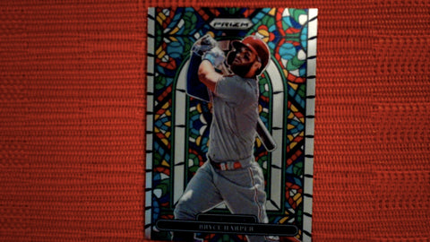 2022 Panini Prizm Baseball Stained Glass #SG-4 Bryce Harper Insert Default Title