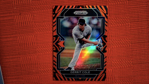 2022 Panini Prizm Baseball Tiger Stripes #20 Gerrit Cole Default Title