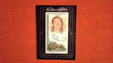 2022 Topps Allen & Ginter A&G Framed Mini Baseball Autograph #MA-SM Sam Mewis Black Frame 16/25