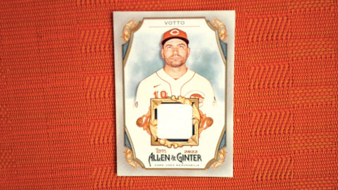 2022 Topps Allen & Ginter A&G Full-Size Relics B RELICS #AGRB-JVO Joey Votto