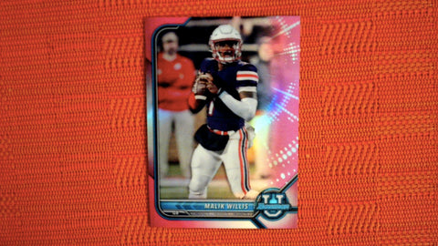 2021-22 Bowman U Football Pink Refractor #91 Malik Willis